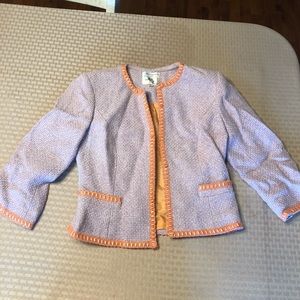 bergdorf goodman milly purple pink blazer